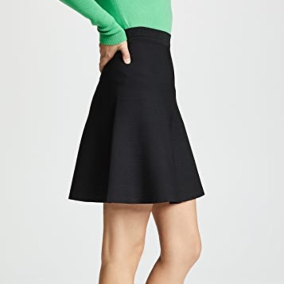✨ NWT Short Black Flare Skirt | Theory - Picture 2 of 2